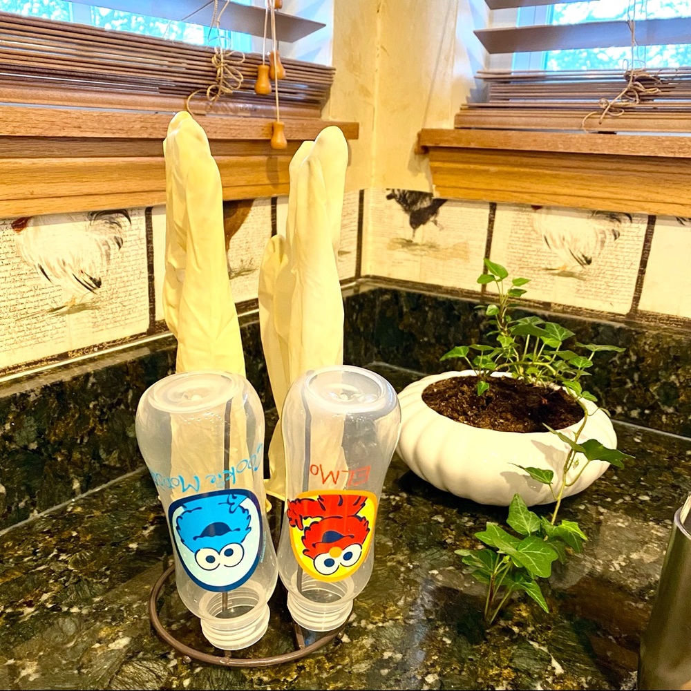 Glove Drying Stand bottle siliconeBag kitchen dryrack Ecofriendly Dazzling Leelo